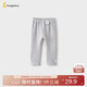 童泰（TONGTAI）女寶寶褲子春秋季兒童長(cháng)褲女童可愛(ài)打底褲休閑百搭童裝淺灰80cm