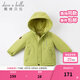 戴維貝拉（DAVE＆BELLA）加厚保暖連帽女童棉服男童棉衣外套兒童冬裝幼兒小童冬天外出棉襖 牛油果綠DB16285 120 cm（建議身高110-120cm）