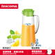 tescoma捷克進(jìn)口 玻璃果汁杯壺涼水壺耐高溫玻璃水壺1.0L