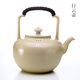 聚器堂 陶壺陶瓷 手工燒水壺 大號(hào)提梁壺泡茶壺 電加熱煮茶器煮茶壺 滑石釉行云燒水壺