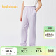 巴拉巴拉童裝兒童褲子男女童夏裝薄款長(cháng)褲速干涼感運動(dòng)褲【商場(chǎng)同款】 粉紫-涼感速干 150