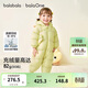 巴拉巴拉balaOne嬰兒連體衣寶寶衣服2025冬裝羽絨服連帽鵝絨208425120212