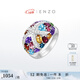 ENZO 海洋系列 18K金多彩寶石鉆石戒指 EZV6595  婦女節禮物 13號