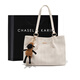 CHASEL&KARIN包包女包輕奢托特包大容量新款手提單肩通勤包 生日禮物送女友 米白色