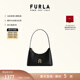 芙拉（FURLA）【禮物】DIAMANTE牛皮迷你女士單肩包腋下包鉆石包高級感 黑色