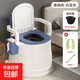 【限時(shí)國補15%】移動(dòng)馬桶老人坐便器坐便椅老年孕婦殘疾成人椅凳 【基礎款-臥室款】藍色