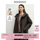 迪賽尼斯（DESIGNICE）迪賽尼斯2025年冬季新款通勤簡(jiǎn)約氣質(zhì)寬松羊毛大衣休閑毛呢外套女 栗褐 S
