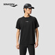Saucony索康尼男子春夏輕量提花吸濕速干立體剪裁寬松圓領(lǐng)短袖T恤 正黑色 L