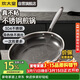 炊大皇平底鍋煎鍋不粘鍋不銹鋼加厚耐磨煎牛排鍋28cm磁爐通用星芒XM28JG