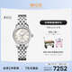 美度（MIDO）瑞士手表 貝倫賽麗 迷你小表盤(pán) 時(shí)尚優(yōu)雅 機械鋼帶女表送女友