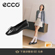 愛(ài)步（ECCO）芭蕾舞鞋女 26年春季新款時(shí)尚輕奢羊皮平底淺口單鞋 舞悅234363 黑色23436301001 36