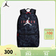 NIKE JORDAN 耐克AJ雙肩背包大容量帶筆記本保護套大學(xué)生書(shū)包 正黑色/喬丹紅 8/20【49*29*16cm 約22.7L】