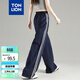 唐獅2025夏女拼接休閑褲
