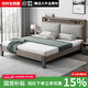 澹雅 床 實(shí)木床雙人床軟包床現代簡(jiǎn)約歐式輕奢儲物主臥大床 實(shí)木單床【店長(cháng)推薦】活動(dòng)款 1.8m*2.0m