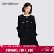 MeetMetro瑪依爾2025秋季新款小香風(fēng)法式連衣裙女勤時(shí)尚小黑裙 黑色【現貨閃電發(fā)】 M