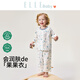 ELLE BABY寶寶睡衣果果衣春夏季分體空調服兒童純棉家居服 海洋逸趣園 80
