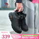 駱駝（CAMEL）男鞋冬季加絨保暖戶(hù)外登山鞋厚底增高防滑舒適徒步運動(dòng)鞋子男 G13W379077 黑色 42