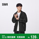 森馬（Semir）森柔牛仔|夾克男裝設計感格子牛仔外套寬松秋季上衣103524108103
