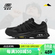 斯凱奇（Skechers）男鞋戶(hù)外休閑鞋城市旅游徒步鞋防滑氣墊運動(dòng)登山鞋 BBK全黑 40