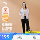 安踏易打理加絨套裝丨立領(lǐng)衛衣外套運動(dòng)長(cháng)褲兩件套女休閑針織套
