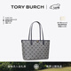 Tory Burch 湯麗柏琦【女神節禮物】 T MONOGRAM 小號拉鏈托特包TB 152299 海軍藍 405 OS