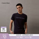 Calvin KleinJeans夏季男女情侶中性休閑年輕多色ck印花修身打底短袖T恤上衣