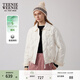 Teenie Weenie小熊女裝棉服冬季時(shí)尚簡(jiǎn)約休閑保暖外套韓系洋氣夾克 乳白色 M (165)