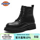 Dickies男士馬丁靴男靴戶(hù)外靴子皮靴男英倫風(fēng)工裝靴 黑色-升級款  42