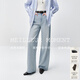麥檬MM時(shí)髦疊褶設計_定紡萊賽爾棉牛仔褲商場(chǎng)同款26春新5H2250151 淺藍5H2250151 【軟料牛仔易產(chǎn)生褶皺 建議熨燙后穿著(zhù)】 XS （95斤以下）褲長(cháng)：100cm