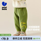 迷你巴拉男女童搖粒絨褲子嬰兒衛褲初春保暖寶寶加絨長(cháng)褲棉褲2025秋冬新品