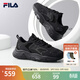 FILA【男女同款】斐樂(lè )情侶跑步鞋復古老爹鞋火星鞋潮流時(shí)尚舒適老爹鞋 男-黑-BK 41