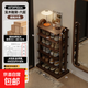 2026新款實(shí)木鞋架家用門(mén)口入戶(hù)簡(jiǎn)易鞋柜小型鞋架置物架多層收納架 6層實(shí)木鞋架 | 胡桃木色45*29*92cm新西蘭松木 多層分區 加厚層板