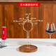 CRAIN紅酒杯架擺件懸掛 歐式創(chuàng  )意倒掛葡萄酒杯架紅酒杯倒掛高腳杯杯架 小號麋鹿杯架