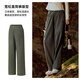 安踏山殼褲丨大地之殼4.0戶(hù)外梭織運動(dòng)長(cháng)褲女新款寬松直筒褲傘兵褲子