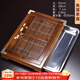 唐豐茶盤(pán)家用簡(jiǎn)約托盤(pán)實(shí)木茶臺功夫小茶臺茶托盤(pán)小茶盤(pán)排水儲水式茶臺 魚(yú)蓮配不銹鋼茶盤(pán)