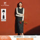 香影高知得體套裝女2026春季新款灰色馬甲半裙通勤一整套新年穿搭 深灰 套裝A86C054 M