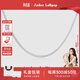 Amber Lollipop蛇骨鏈女士雙層疊戴素鏈鎖骨頸鏈生日520情人節禮物送女友老婆 蛇骨鏈(925銀)