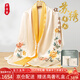 織錦樓原創(chuàng  )非遺真絲手工蘇繡大披肩女中國風(fēng)雙層桑蠶絲刺繡絲巾禮盒裝