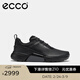 愛(ài)步（ECCO）BIOM高爾夫男鞋 球鞋男士休閑鞋透氣運動(dòng)鞋男 高爾夫健步H4108284 黑色10828401001 40
