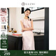 固執（OBSTINATE）【特價(jià)】醋酸改良旗袍女裝2025夏季新款新中式氣質(zhì)顯瘦無(wú)袖連衣裙 粉色 M