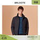 Brloote/巴魯特輕薄羽絨服男短款修身立領(lǐng)青年休閑羽絨衣外套 冬裝新款 黑色 165/88A