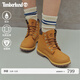 添柏嵐（Timberland）官方踢不爛女鞋黃靴馬丁靴戶(hù)外防水偏小|8168R 8168RW/小麥色 TB1 僅批次不同 36 鞋內長(cháng)：22.5CM