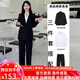 梵奧格（FANAOGE）小個(gè)子西裝套裝女生西裝一整套大學(xué)生答辯面試工作服正裝職業(yè)裝 三件套[正裝西服+白襯衫+西褲] 帶墊肩 3XL 【建議150-165斤】 急件當日發(fā)-聯(lián)系客服可順豐