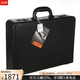 新秀麗（Samsonite）男包公文包皮質(zhì)手提箱商務(wù)洽談密碼箱輕奢紳士英倫復古文件資料箱 Black 黑色高端復古英倫風(fēng) One Size均碼可容納15.6英寸電腦