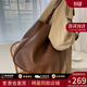 viney托特包包女包牛皮手提包品牌腋下包生日禮物送女友老婆 【棕色】實(shí)用高檔輕奢大容量通勤單肩包