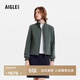 AIGLE艾高夾克外套女戶(hù)外SOFTSHELL保暖簡(jiǎn)約軟殼休閑 都市灰 BB013 40(170/92A)