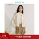 茵曼（INMAN）2025冬季女裝新款新中式盤(pán)扣提花短款外套季國風(fēng)拉鏈改良棒球服 梨花杏 M