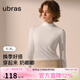 ubras【升級小奶皮肌底衣】修身打底女裝保暖打底衫內搭親膚顯瘦上衣 小立領(lǐng)-純白色 L