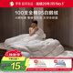 羅萊家紡 羽絨被子 A類(lèi)95%水洗白鵝絨100支全棉立體防風(fēng)工藝冬被芯