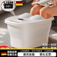 LISM【德國】泡腳桶可折疊大容量家用保溫過(guò)小腿足浴桶便攜式洗腳盆 【加大加厚款】灰白色